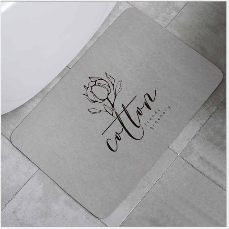 [SIÊU HOT HIT ] Thảm Chân Siêu Mềm Siêu Dày, Siêu Thấm Nước Chất Liệu Chống Trượt