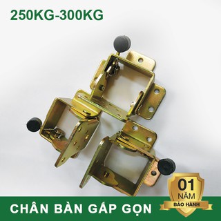 Phụ kiện chân bàn gập nhỏ gọn siêu bền - bộ 4 chiếc