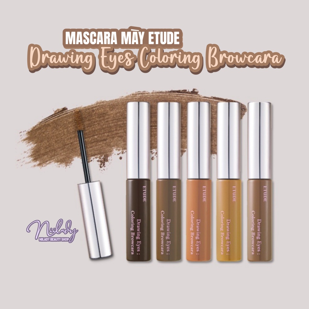 Chải mày Mascara mày Etude Drawing Eyes Coloring Browcara