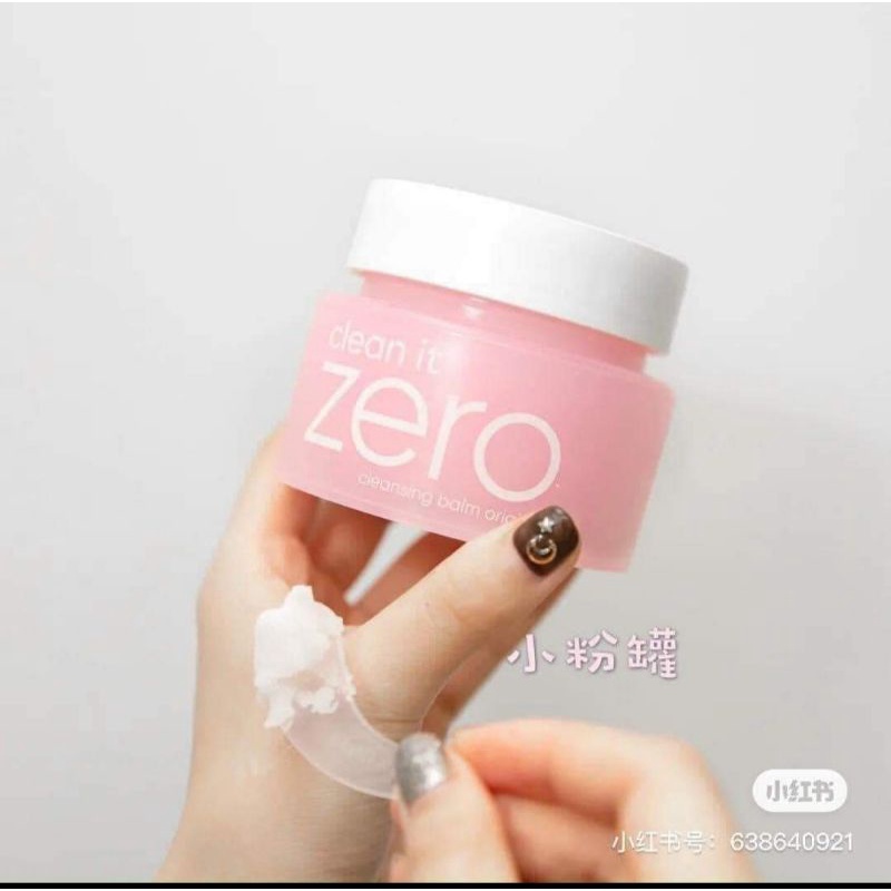Sáp tẩy trang zero màu hồng