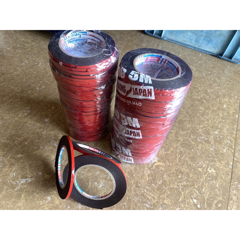 Băng keo xốp 2 mặt 0.5cm đen