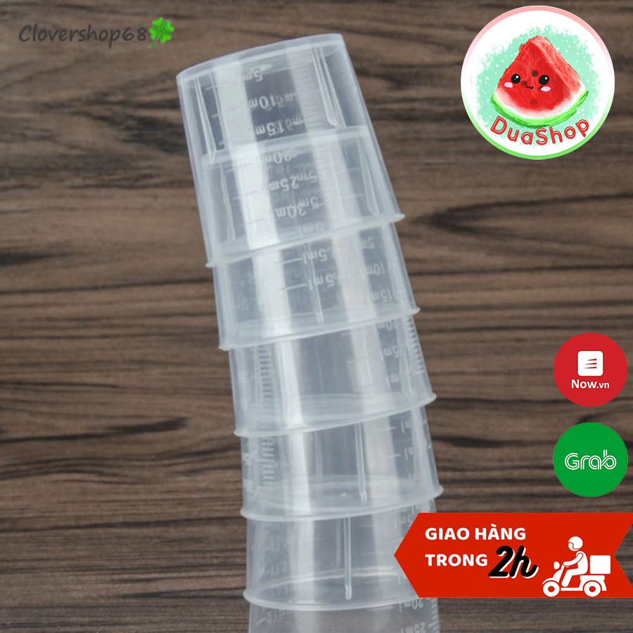 ] Cốc chia vạch - Cốc đo lường mỹ phẩm 30ml/ 100ml/ 200ml 🍉Duashop🍉