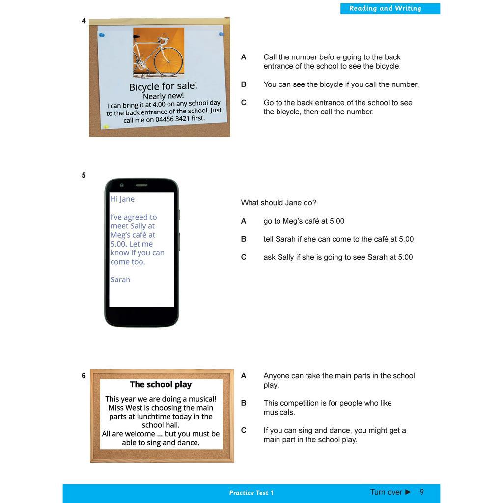 Sách - DTPbooks - A2 Key For Schools Five Practice Tests 1-5