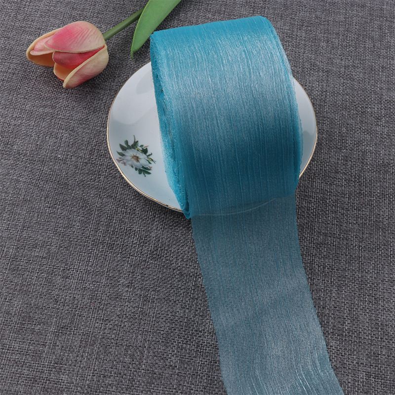 5 mét ruy băng voan tơ xước 60mm