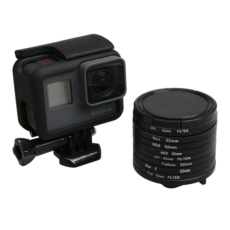 Nắp Bảo Vệ Ống Kính Camera Hành Trình Gopro Hero 7 6 5 Go Pro 5 6 7 52mm Uv Cpl