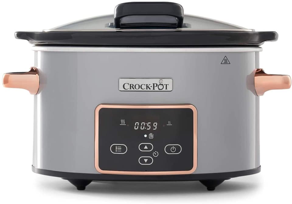 (Hàng Đức)  Nồi nấu chậm, hầm chậm, slow cooker Crockpot Crock-Pot CSC059X 3,5L bản điện tử