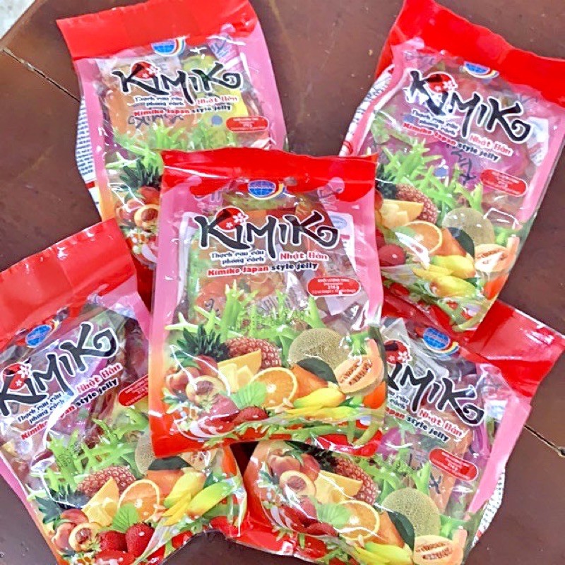THẠCH RAU CÂU KIMIKO LONG HẢI - THẠCH PHONG CÁCH NHẬT BẢN GÓI 216G