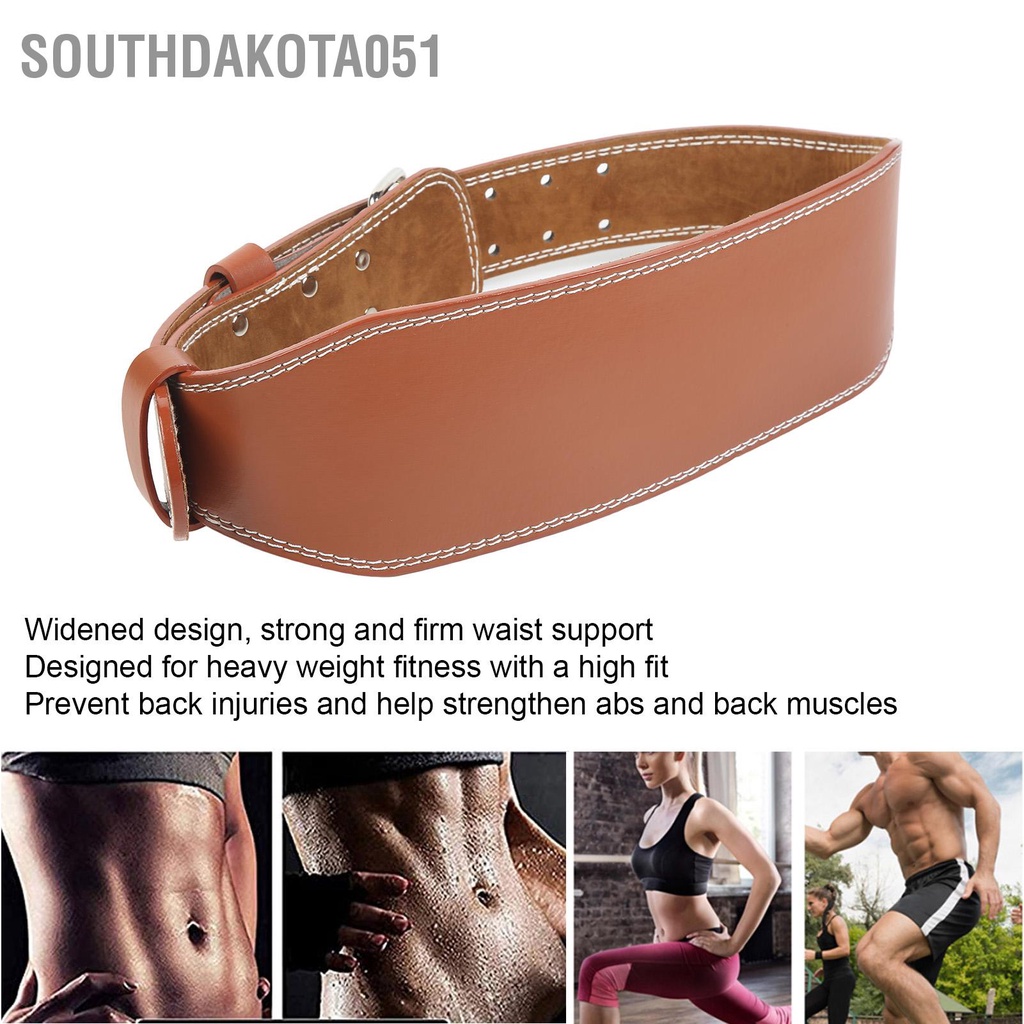 Southdakota051 Đai bảo vệ eo khi tập tạ Mở rộng hỗ trợ vòng thể thao dục cho môn chèo thuyền Squat Deadlift