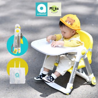 Ghế ăn Apramo gập gọn cho bé ăn dặm 6 tháng 1 tuổi 2 tuổi 3 tuổi di động đi chơi đi du lịch