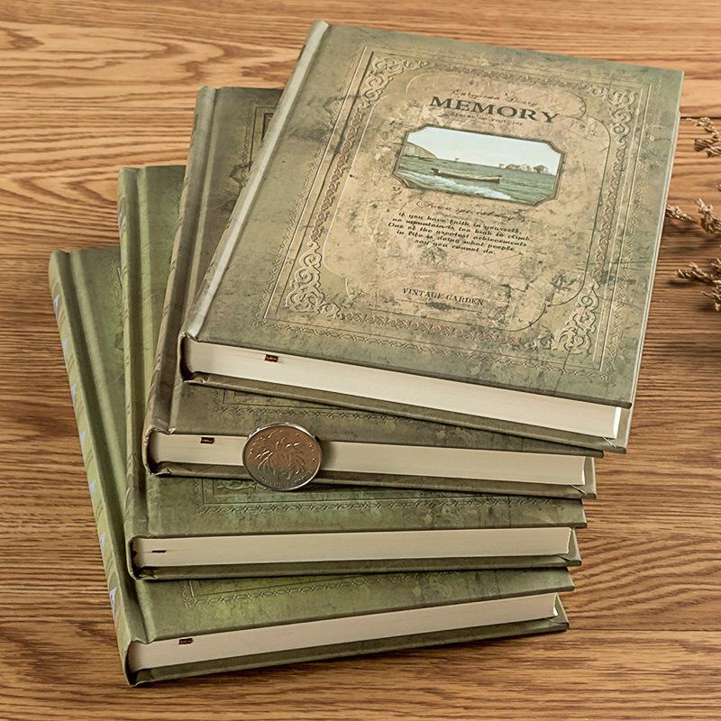 Sổ Nhật Ký Bìa cứng Kích Thước A5 Vintage Magic Book ( Đau Nhất Là Lặng Im)