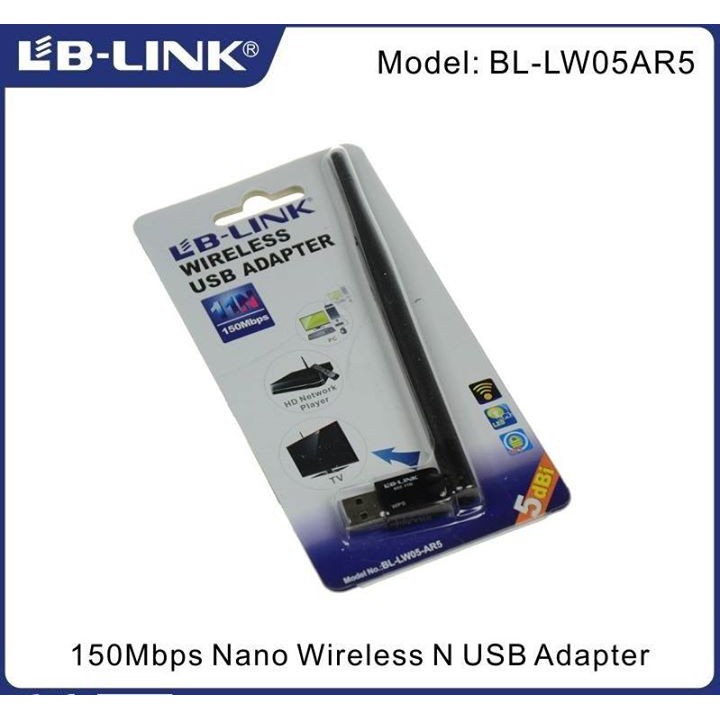 Usb thu wifi 1 râu Lblink BL-LW05-AR5