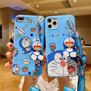 DORAEMON SAMSUNG Ốp Lưng In Hình Doraemon Đáng Yêu Có Dây Đeo Cho Samsung A21S A51 A71 A70 A50 A30S A50S A30 A20 A10 M10 A10S A20S A8 2018