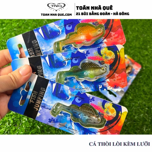 Mồi Câu Lure Giả Cá Thòi Lòi Dark Sleeper Câu Lóc Đen - TNQ LURES TOÁN NHÀ QUÊ
