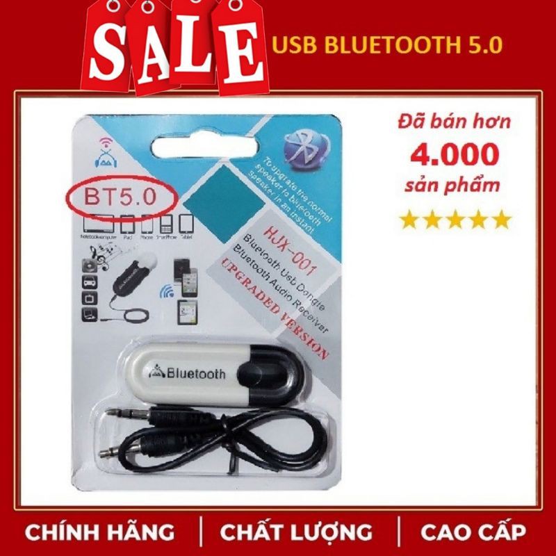 USB BLUETOOTH hỗ trợ Bluetooth 5.0 dùng cho LOA KÉO,AMLY,...