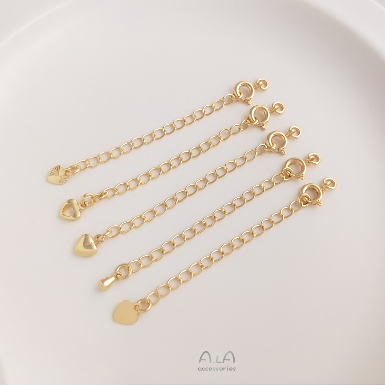 Dây Xích Đồng 14K Nhiều Màu Sắc Dùng Làm Trang Sức Thủ Công