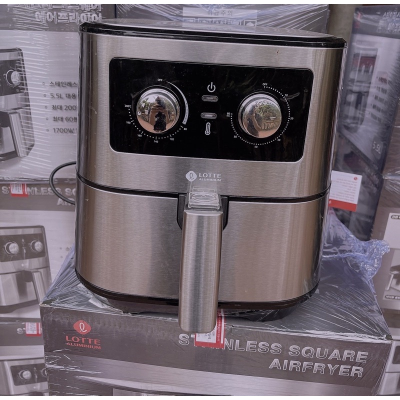 Nồi chiên Lotte,nồi chiên không dầu lotte 5,5l chính hãng bảo hành 12 tháng, Nồi chiên lotte