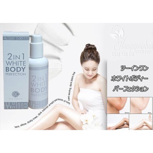 Kem Dưỡng Thể Trắng Da 2 In 1 White Body Perfection