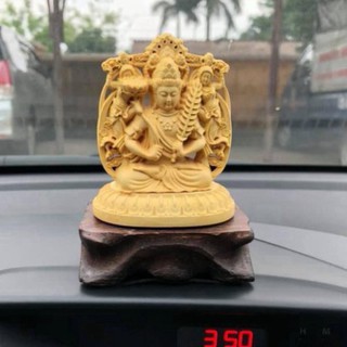 ((GIÁ XƯỞNG )) Tượng Phật Hư Không Tạng Bồ Tát -Tặng vòng đeo tay (để trên bàn lv với trên taplo ôtô ) - HÀNG XUẤT 