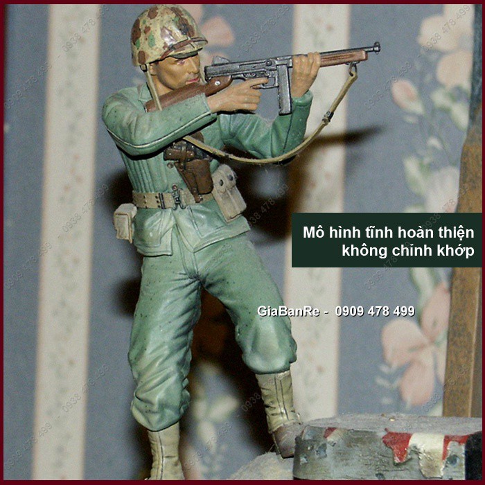 MÔ HÌNH NHÂN VẬT CAO CẤP - LÍNH MỸ TRONG THẾ CHIẾN WWII - DUSTY TRAIL - 7409.4