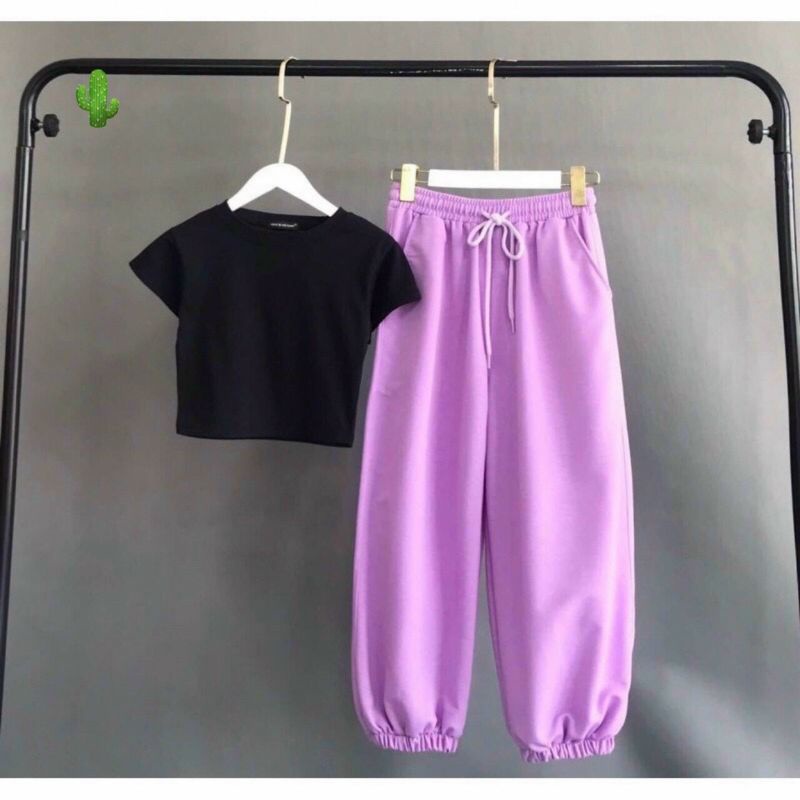 Quần Jogger Nỉ Bông đủ màu form rộng(có bán kèm áo thành Sét nhé)