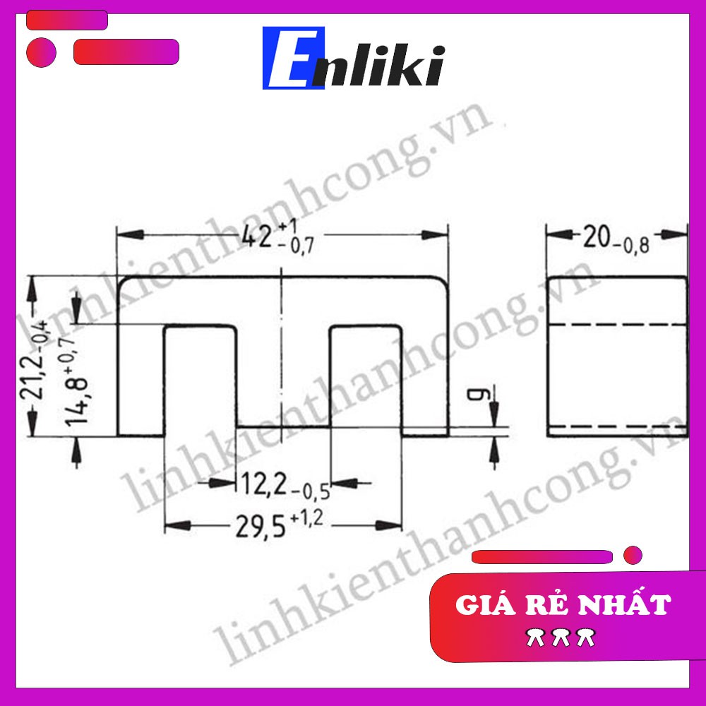 E4220 EE4220 (9+9) Biến Áp Xung Đứng