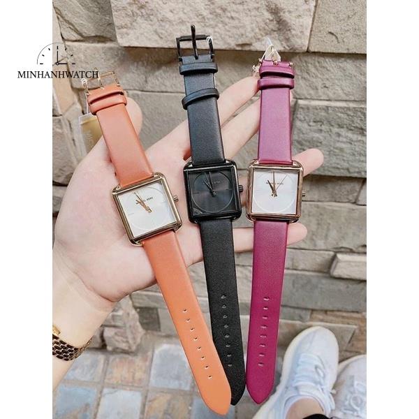Đồng hồ Michael Kors nữ mặt vuông dây da MK2586 💎Mk2584💎Mk2585