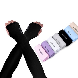 Găng Tay Chống Nắng/Tia Uv Bằng Lụa Lạnh Dùng Khi Lái Xe Ngoài Trời e Aqua X & Let's