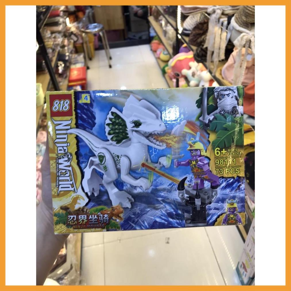 Đồ Chơi Lắp Ráp Lego Khủng Long 818 73 Chi Tiết Cho Trẻ Từ 6 Tuổi