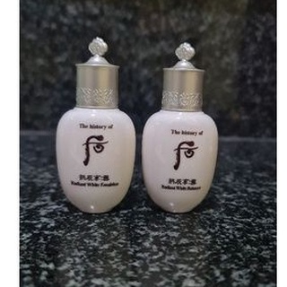 Cặp nước hoa hồng sữa dưỡng whoo trắng
