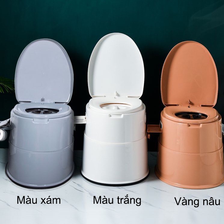 Bô vệ sinh có viền cao su chống trơn trượt an toàn cho người già, bà bầu, người khó khăn trong di chuyển