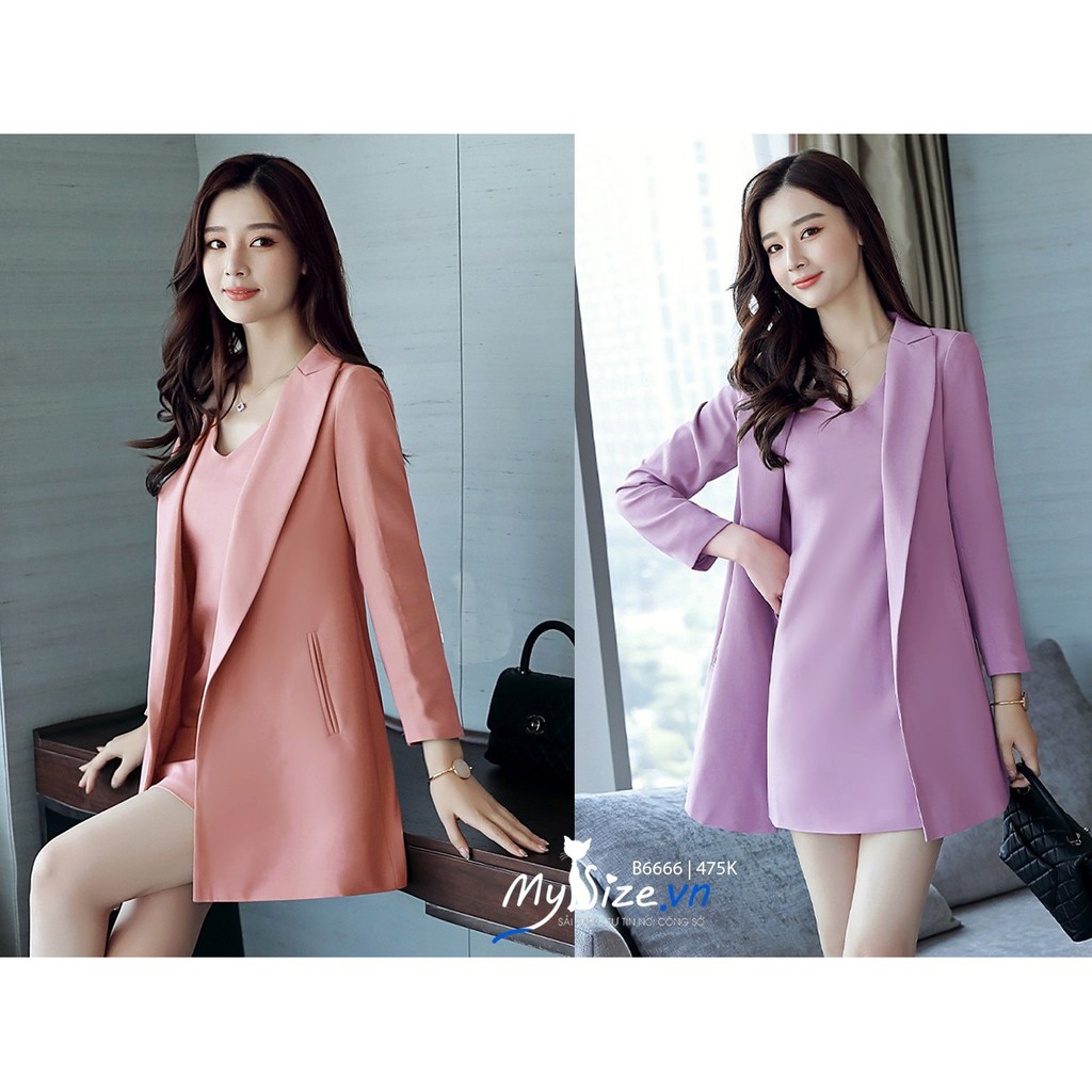 SÉT BỘ VEST DÀI B6666