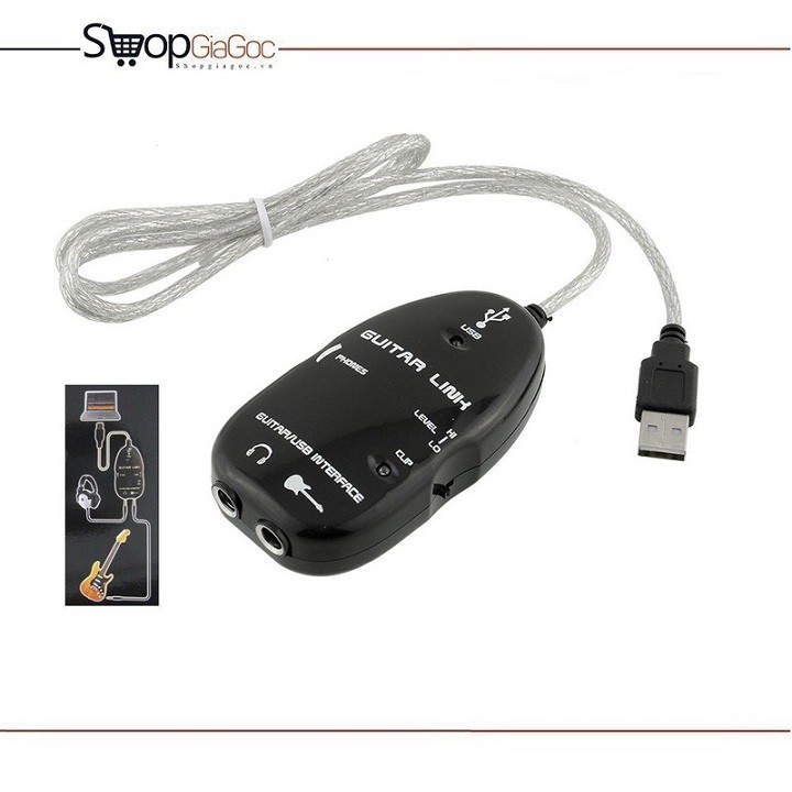 Cable USB Guitar Link kết nối đàn guitar với máy tính