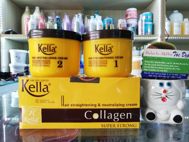 KEM DUỖI TÓC COLLAGEN SUPER STRONG 500ml*2