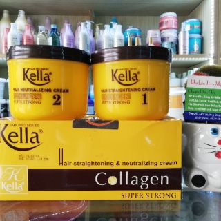KEM DUỖI TÓC COLLAGEN SUPER STRONG 500ml*2