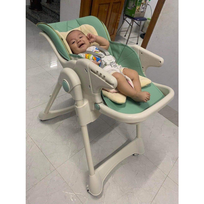 Ghế ăn dặm cho bé cao cấp Chilux Grow V - Có thể gấp gọn - Nâng hạ độ cao dễ dàng