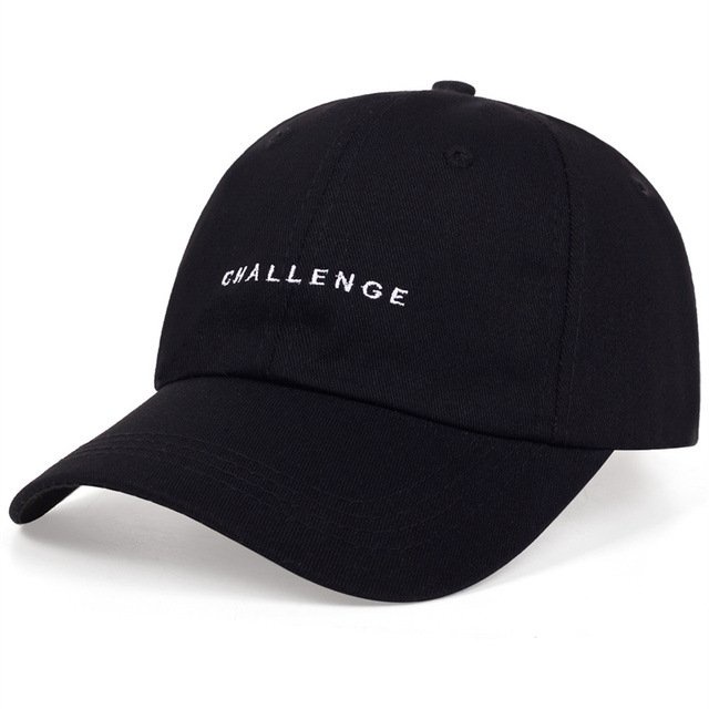 Mũ lưỡi trai HAZIN thêu chữ Challenge unisex phù hợp cho cả nam và nữ nhiều màu
