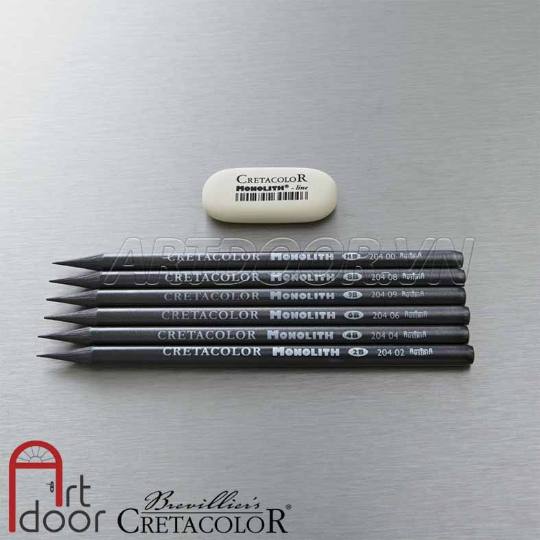 [ARTDOOR] Bút chì than CRETACOLOR Monolith không vỏ (cây lẻ)