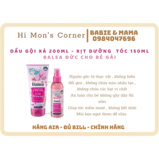 Dầu gội xả , xịt dưỡng tóc Balea cho bé gái