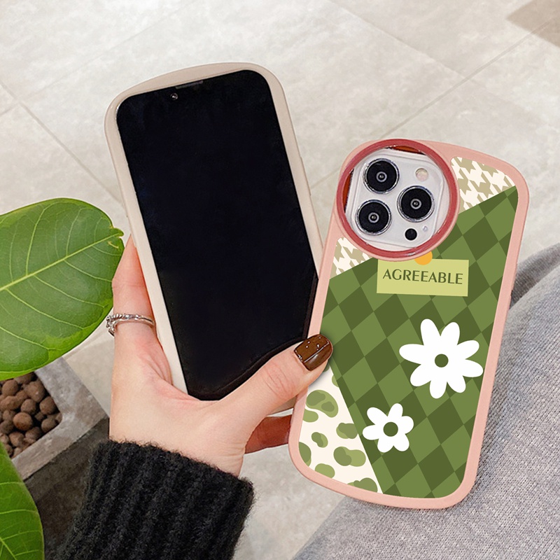 Suntaiho Ốp lưng Suntaiho Ốp lưng iphone Ốp Điện Thoại TPU họa tiết hoa / mặt cười dễ thương thích hợp cho iPhone xr 7Plus 8Plus 11 XS Max 12 13promax