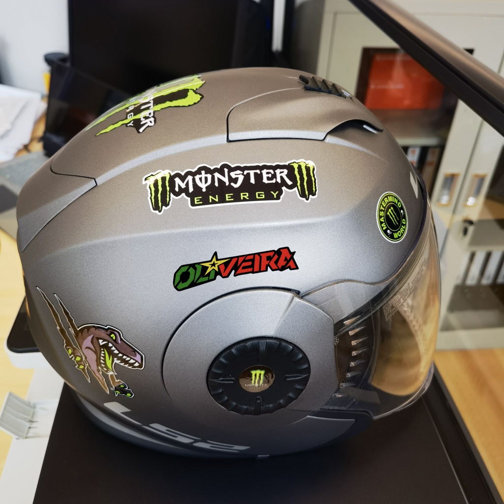 1 bộ Kawasaki Hình dán Thương hiệu ngoại vi cho xe máy Decal phản quang Motorcross được sửa đổi Hình dán