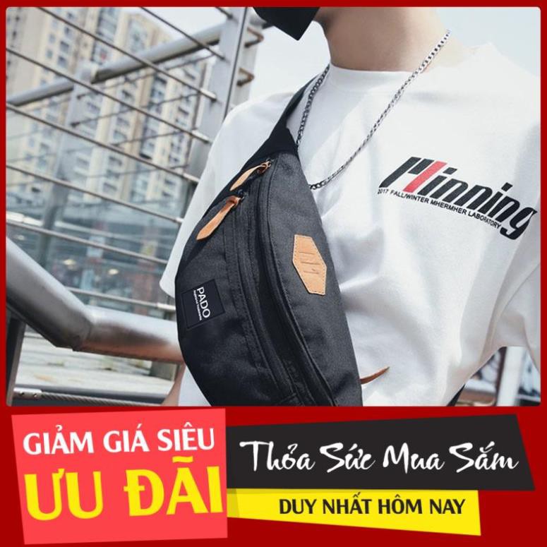 Túi Đeo Chéo Unisex New Streetbag Style, Túi Đeo Tiện Lợi, Túi Bao Tử Phong Cách Hàn Quốc PADO P472D Xịn xò cho khách iu