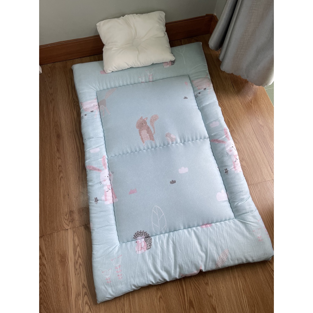 Nệm em bé sơ sinh cao cấp | NCOOL JP xuất Nhật | 70x120cm | Vải Cotton kháng khuẩn
