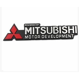 Logo hình dán 3D trang trí cho xe hơi Mitsubishi