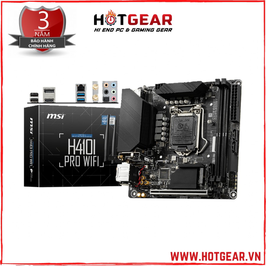 Bo mạch chủ Mainboard MSI H410I PRO WIFI (LGA1200 ITX, 2 khe RAM DRR4)