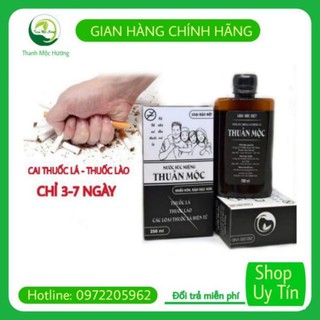 Nước súc miệng cai thuốc lá-thuốc lào thuần.mộc