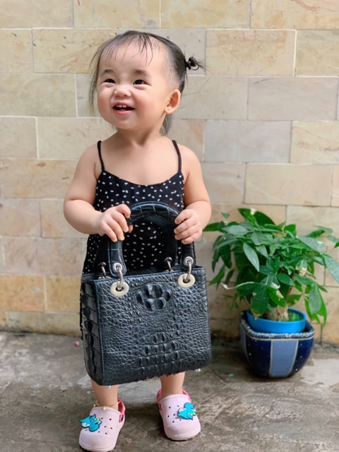 TÚI XÁCH DA CÁ SẤU THẬT SIZE 20 Cá Sấu Gò Vấp