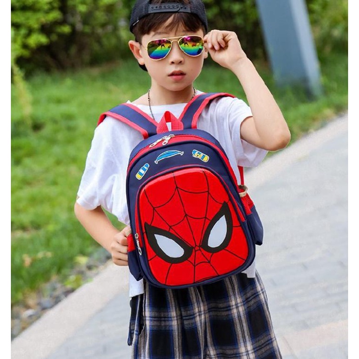 Balo in hình 3D siêu nhân , công chúa cho bé đi nhà trẻ, mầm non BL002