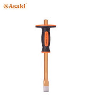 Đục sắt mũi dẹp có tay chắn Asaki AK-9642