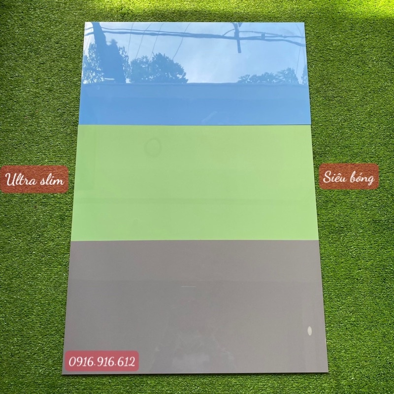 Gạch màu cao cấp siêu bóng 30x60 siêu bóng siêu mỏng