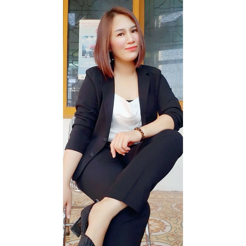 SET ÁO VEST NỮ VÀ CHÂN VÁY CAO CẤP Linh Chi Av16 vải tuyết mưa loại 1 được đổi trả thoải mái | BigBuy360 - bigbuy360.vn